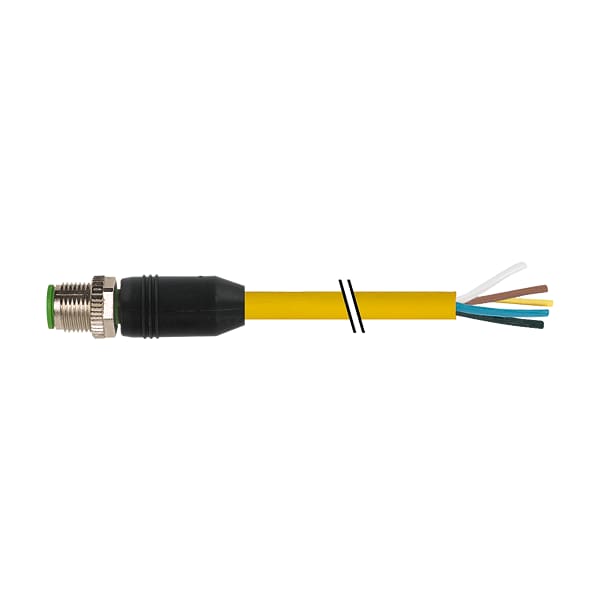 Murrelektronik M12 male 0 Degree / M12 male 0 Degree shielded Ethernet, TPE 2x2x24AWG SF/UTP CAT5 7700-12041-1610200 - main